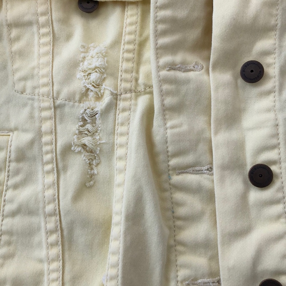 Bcbgeneration Yellow Button Up Jacket - image 2